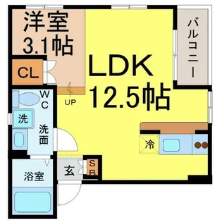 プライムローズ【3階】の間取り