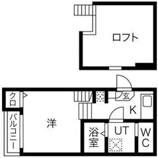 ポンテ志賀本通【2階】の間取り