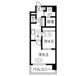 NORTH VILLAGE BIRTH PLACE【3階】の間取り