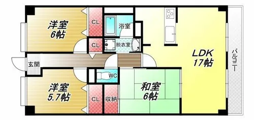 OTOGIKU【5階】の間取り