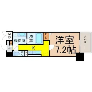 メイプル岩塚本通【6階】の間取り