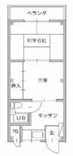 ブルースカイハイツ新森【2階】の間取り