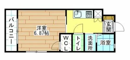 飛幡ブレイン【4階】の間取り
