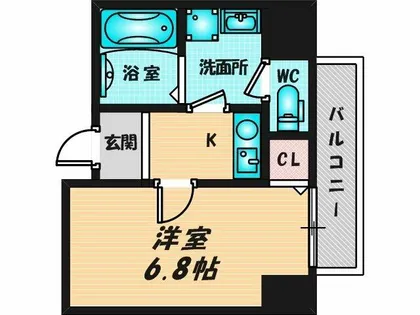 パーラム徳庵【6階】の間取り