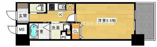 ふぁみーゆアビコⅩ【505号室】の間取り