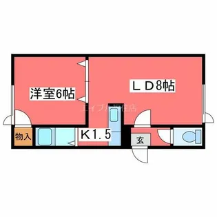 スペース17【203号室】の間取り