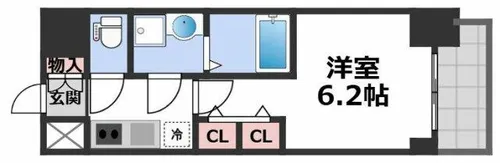 S-RESIDENCE布施aventra【9階】の間取り