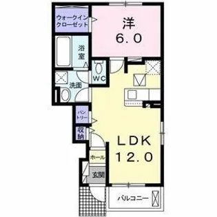 MUKO7-SKT2【1階】の間取り