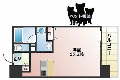 プレジオ海老江【11階】の間取り