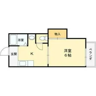 ハイツ南苑荘3【3階】の間取り