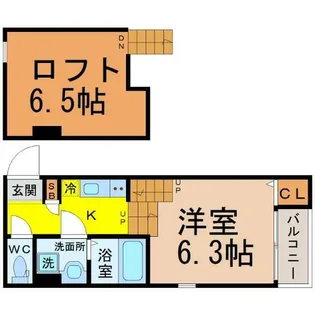 Stage上高畑(ステージ上高畑)【1階】の間取り