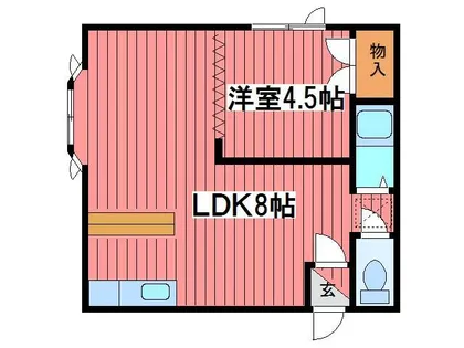 かもめハウス【101号室】の間取り