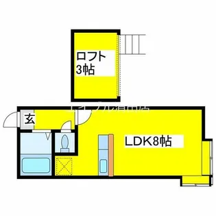ソニア清田【208号室】の間取り