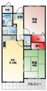 グランデーミFY【507号室】の間取り