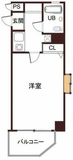 デ・リード住吉公園【5階】の間取り