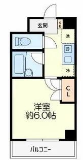 メビウス難波WESTレジデンス Zero【5階】の間取り