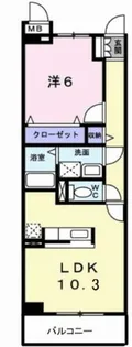 アイ ウィッシュ【2階】の間取り