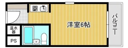 ジョイフルKIKUSUI【405号室】の間取り