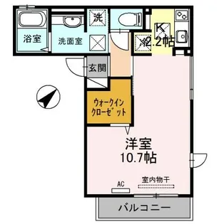 Dream曽根駅前【2階】の間取り