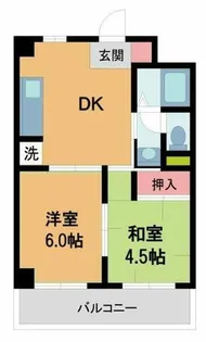 高木マンション【4階】の間取り
