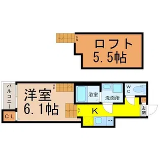 Felice Malva Takabata(フェリーチェマルヴァタカバ【1階】の間取り
