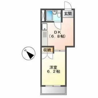 ファルコン熱田【5階】の間取り