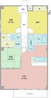 シーズンコート泰明町【6階】の間取り