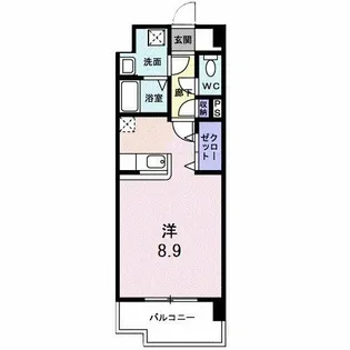 フォーウィルズコート【3階】の間取り