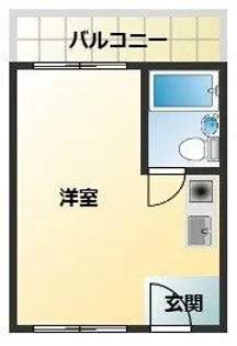 グロースコート平野【7階】の間取り
