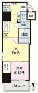 イグレック南本町【10階】の間取り