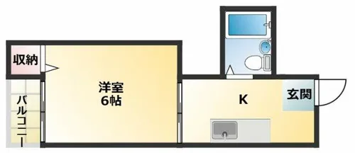 ハイツ正覚寺【3階】の間取り