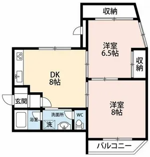 ACCESS STREET【601号室】の間取り