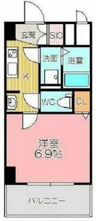 トレヴァンス梅田【10階】の間取り