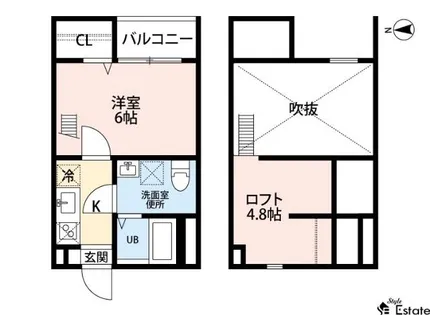 Y’s Square 中村公園【2階】の間取り