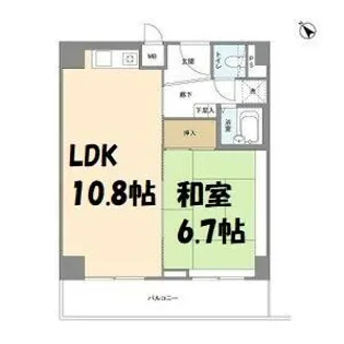 ディオケネス【4階】の間取り