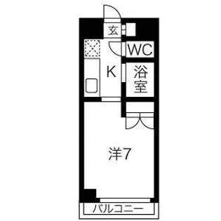エトアール金山【1階】の間取り