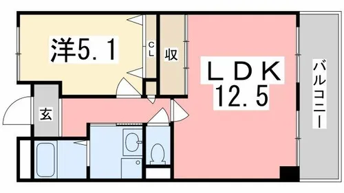 泉マンション【203号室】の間取り