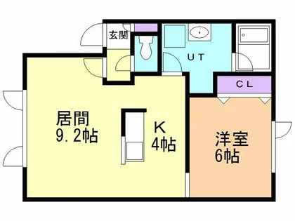 ヨネージュⅡ【204号室】の間取り