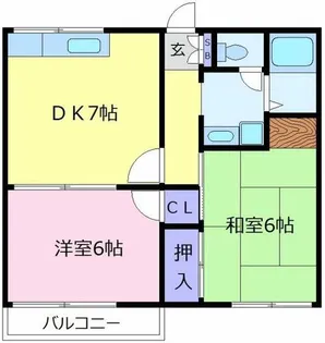 大阪府堺市南区高尾3丁【アパート】の間取り