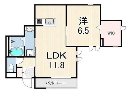 AUBERGE 御影【2階】の間取り