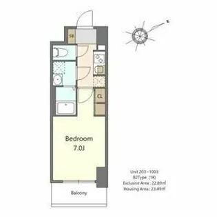 S-RESIDENCE堺浜寺axial【9階】の間取り