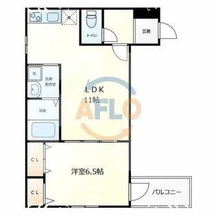 フェリシアーク加美【3階】の間取り