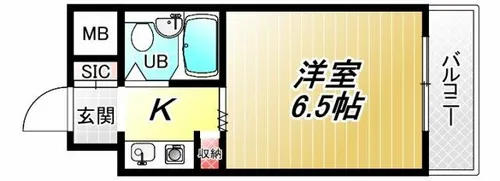 モリタハイツ【3階】の間取り