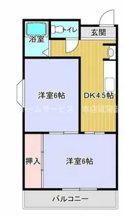 パラッツォF【4階】の間取り