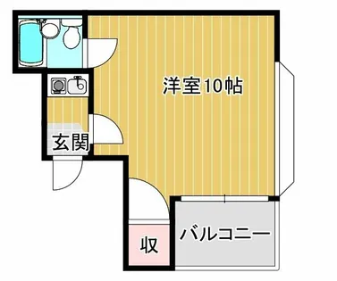 ロータリーマンション大門町【2階】の間取り