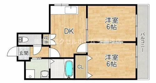 メゾン金岡【2階】の間取り
