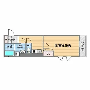 MONASO甲子園口【3階】の間取り