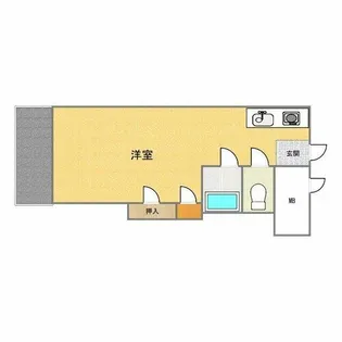 第2エンシンハイツ【5階】の間取り
