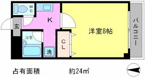 メゾン四郎兵衛【2階】の間取り
