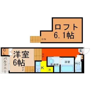 Soleado(ソレアード)【1階】の間取り